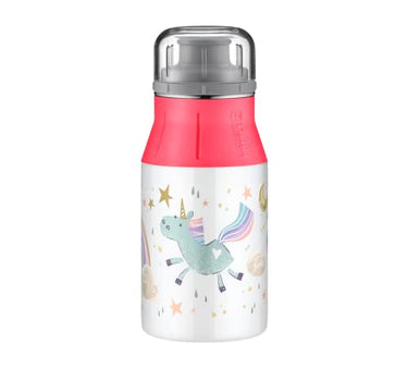 alfi KIDS BOTTLE 400ml, rainbow, children's drinking bottle made of stainless steel, absolutely leak-proof with screw cap, lightweight and robust bottle, for carbonated drinks, no fingerprints, BPA-free on sale